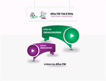 Tablet Screenshot of afnofm.org